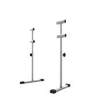 Хореографический станок мобильный 2-рядный с регулируемой высотой (комплект кронштейнов) White ОС-09782