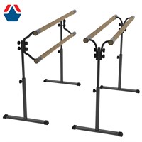 Хореографический станок мобильный 2-рядный с переставным держателем поручня (комплект кронштейнов) ОС-07880