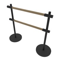 Хореографический станок мобильный 2х-рядный  Евро-1500 Рондо ( муар ) в сборе СНЯТО С ПРО-ВА ОС-13669