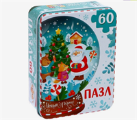 Фигурный пазл в металлической коробке «Лесные друзья» 0280552