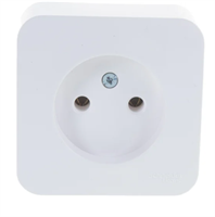 Розетка Systeme Electric BLANCA без заземления, без шторок, 02830962590