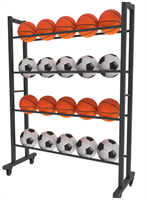 Тележка-стеллаж для мячей на колесиках 0282025