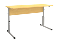 Стол ученический двухместный регулируемый по высоте МДФ 0282256