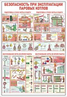 Стенд Безопасность при эксплуатации паровых котлов 420 х 600 пластик 3мм 23024