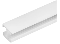 Карниз шинный однорядный Atlant Mini 200 см алюминий цвет белый 028309379