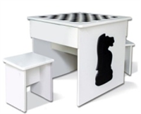 СТОЛ ИГРОВОЙ ШАХМАТЫ С ЯЩИКАМИ И ТАБУРЕТАМИ 02830962741