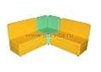 Комплект мягкой угловой мебели - (3+1+3) «Теремок» 02067