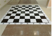 Шахматное поле виниловое 3м*3м для помещения 02830962887