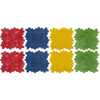 Коврик игровой массажный, 8 модулей 24,5*24,5*1,4см. 30951