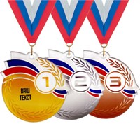 Комплект медалей из акрила 025930