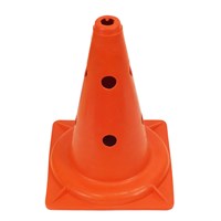 Конус тренировочный, с боковыми отверстиями, мягкий пластик, 32см 30982