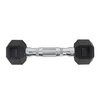 Гантель металлическая TORRES в резиновой оболочке 1 кг. 30670