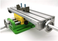 Стол координатный 310x90 мм, с комплектом прижимов, цилиндрические направляющие 0281521