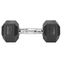 Гантель металлическая TORRES в резиновой оболочке 30691