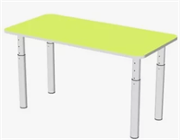 Стол регулируемый Алиан МДФ (700*700 мм) Желтый 02830965085