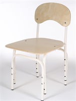 Стул детский регулируемый Яшка гр.1-3, Кремовый белый 026928