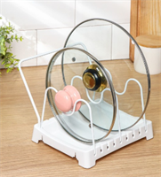 Держатель для крышек с поддоном, 25×18,5×4,5 см, цвет МИКС 027446