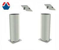 Комплект закладных стаканов для стоек из алюм.профиля 100х120 мм ОС-15317