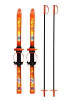 Комплект лыжный детский: лыжи 100 см, палки 100 см 026584