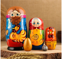 Матрёшка «Курочка Ряба», сюжетная 01962