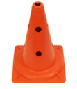 Конус тренировочный (32 см, с отверстиями) 01827