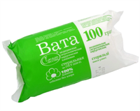 Вата медицинская гигроскопическая хирургическая хлопковая стерильная по гост 5556-81 50 гр 0283096170