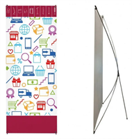 Мобильный стенд Х-баннер Паук 80х180 см 0282783