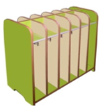 ПОЛОТЕНЕЧНИЦА ДВУХСТОРОННЯЯ С ПОЛОЧКОЙ 2 00558