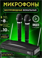 Беспроводная микрофонная система RITMIX RWM-210 0281420