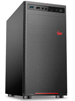 Компьютер iRU Home 310H6SE, Intel Core i3 12100, DDR4 8ГБ, 1ТБ(SSD), Intel UHD Graphics 730, Free DOS, черный 0283095564