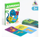 Развивающая игра «Домино. Динозаврики», 3+ 01263