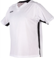 Футболка игровая "Mitre Mission, полиэстер, бело-черный 01732