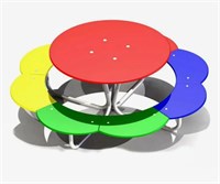 Стол со скамьями 