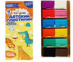 Пластилин Calligrata, 12 цветов, 120 г 01295