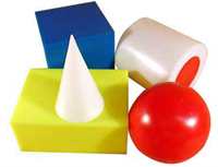 Набор геометрических тел демонстрационный 026014