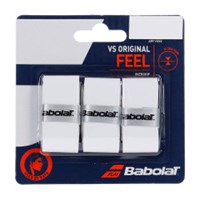 Овергрип BABOLAT VS Grip Original x3, упак. по 3 шт, 0.43 мм, 110см, белый 026475
