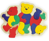 Модель деревянная сборная «Медведи» 027244