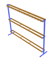 Стеллаж для лыж 2,1х0,5хh1,95м на 30пар двусторонний fpmb1JQahDibgY99ji36M1