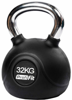 Гиря обрезиненная с хромированной ручкой 32 кг 02131