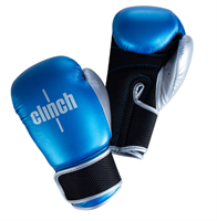 ПЕРЧАТКИ БОКСЕРСКИЕ CLINCH KIDS СИНЕ-СЕРЕБРИСТЫЕ 02204