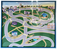 Доска магнитно-маркерная "Безопасный маршрут" №2 026182