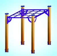 Спортивный комплекс «Паук» на четырех столбах 02829579