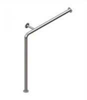 Поручень угловой пол-стена с боковой опорой (правый) 026625