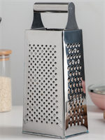 Терка четырёхгранная Доляна «Металлик», 10×7,5×23,5 см 0283095222