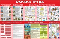 Стенд Охрана труда оценка условий труда размер 1800 х 1200 пластик 3 мм 2322