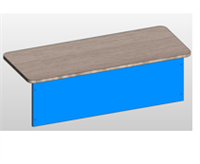 Стол ученический регулируемый двухместный + цветная царга 02830763