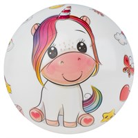 Мяч детский с рисунком Единорог 39094