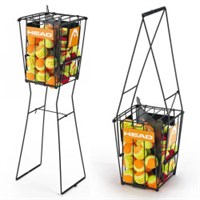 Корзина для теннисных мячей HEAD, на 72 мяча, металл, черная 026486