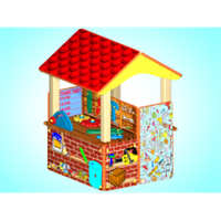 Мастерская двухсторонняя с крышей 02830359