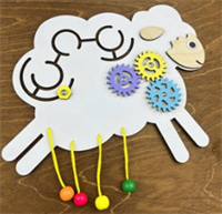 Бизиборд Овечка с лабиринтом (37х31) 0280401